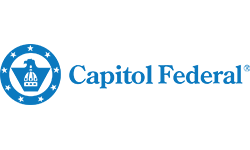 Capitol Federal logo, indicating business success with hosting and managed services provider American Websites Development